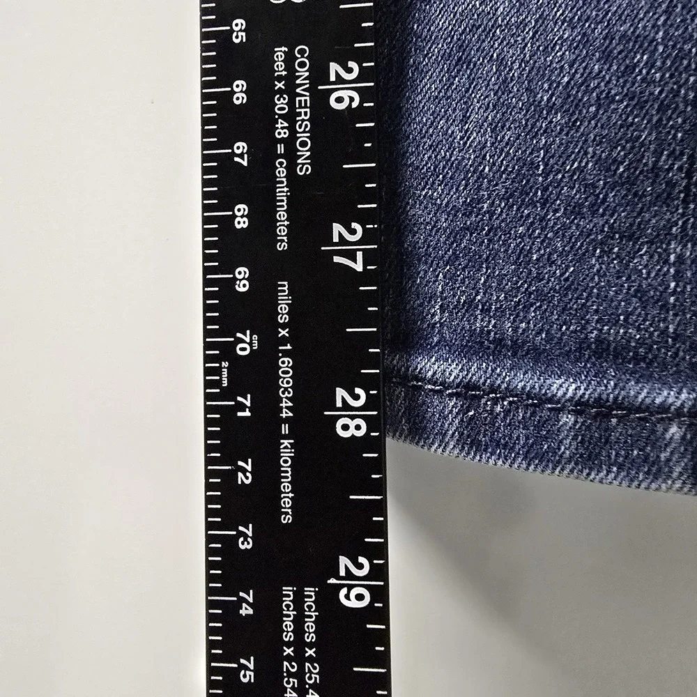 Levi's Men's Dark Wash Jeans 34x28 Slim Straight Denim Pants